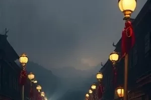 《焊花与雪》夜戏片场机位布置图，三脚架与补光灯错落排布
