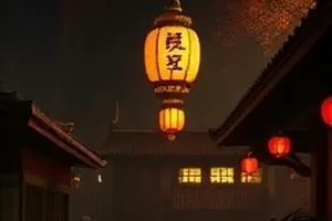《第七次沉默》门框边角构图截图，走廊尽头透出一道窄光